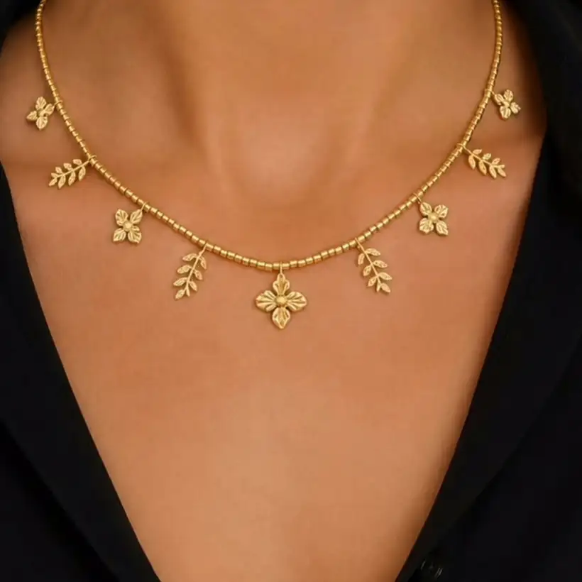 Colar Folheado Dourado